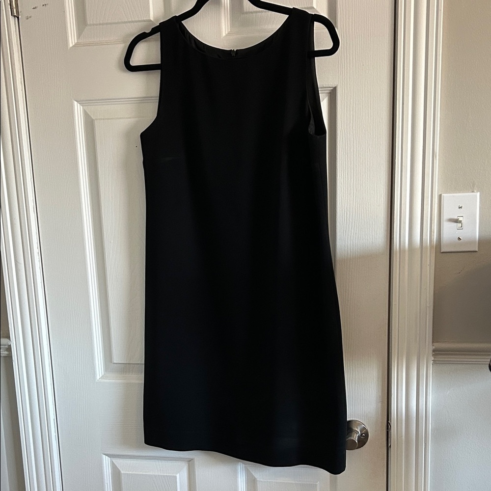 Classic LBD Black Sleeveless Shift Dress